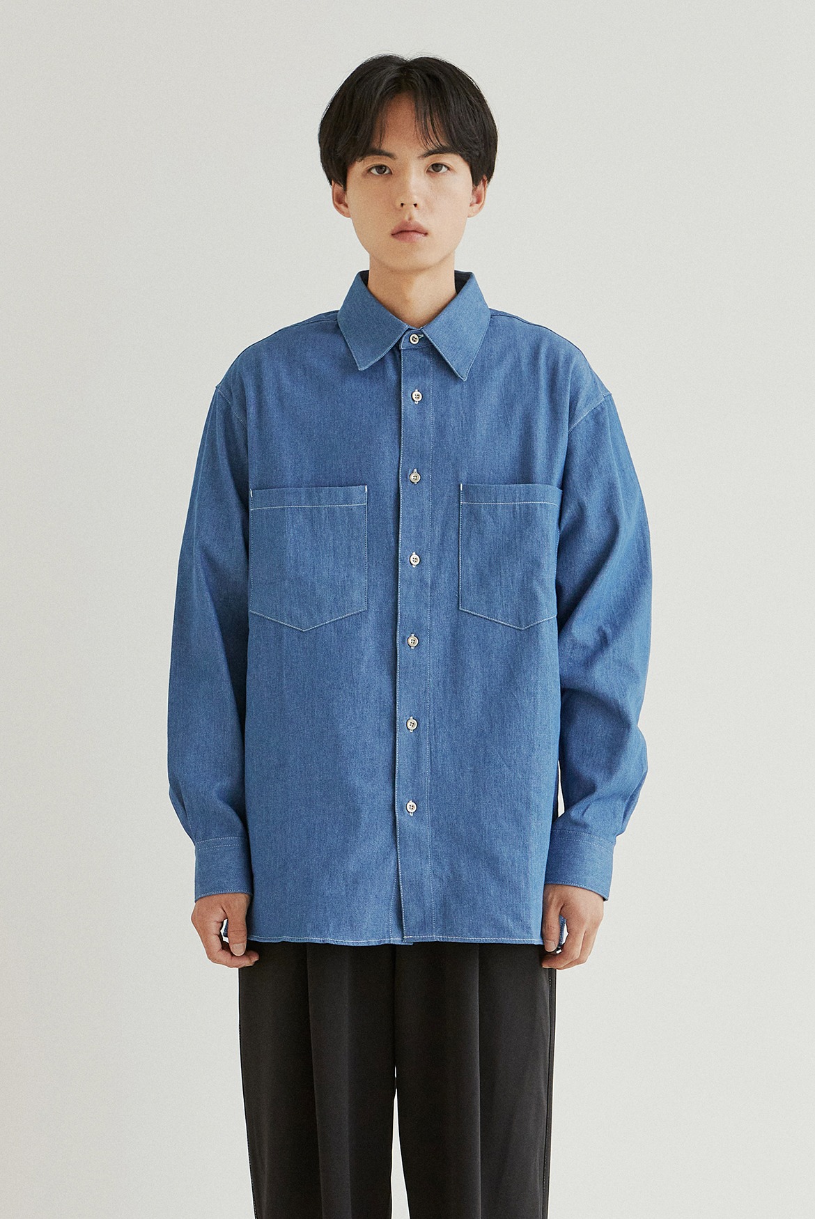 Denim Box Shirts [Blue]