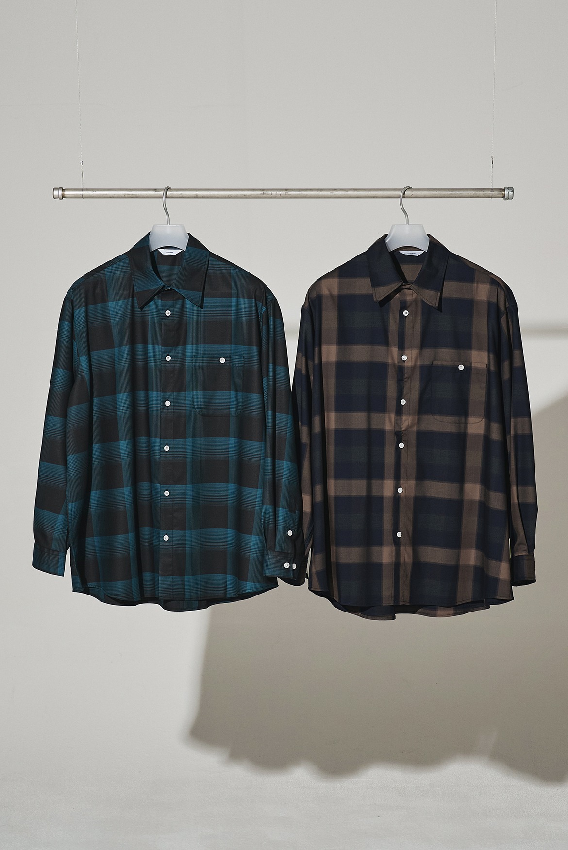Rayon Check Shirts [2 Colors]