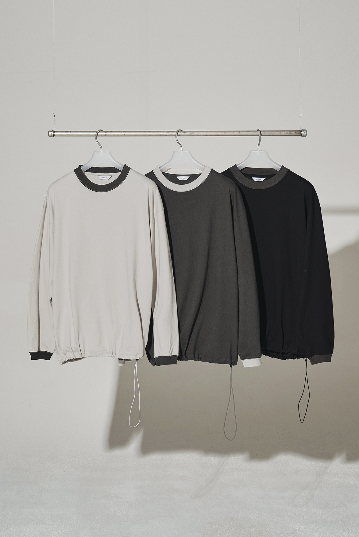 Long Sleeve String Ringer T-Shirts [3 Colors]