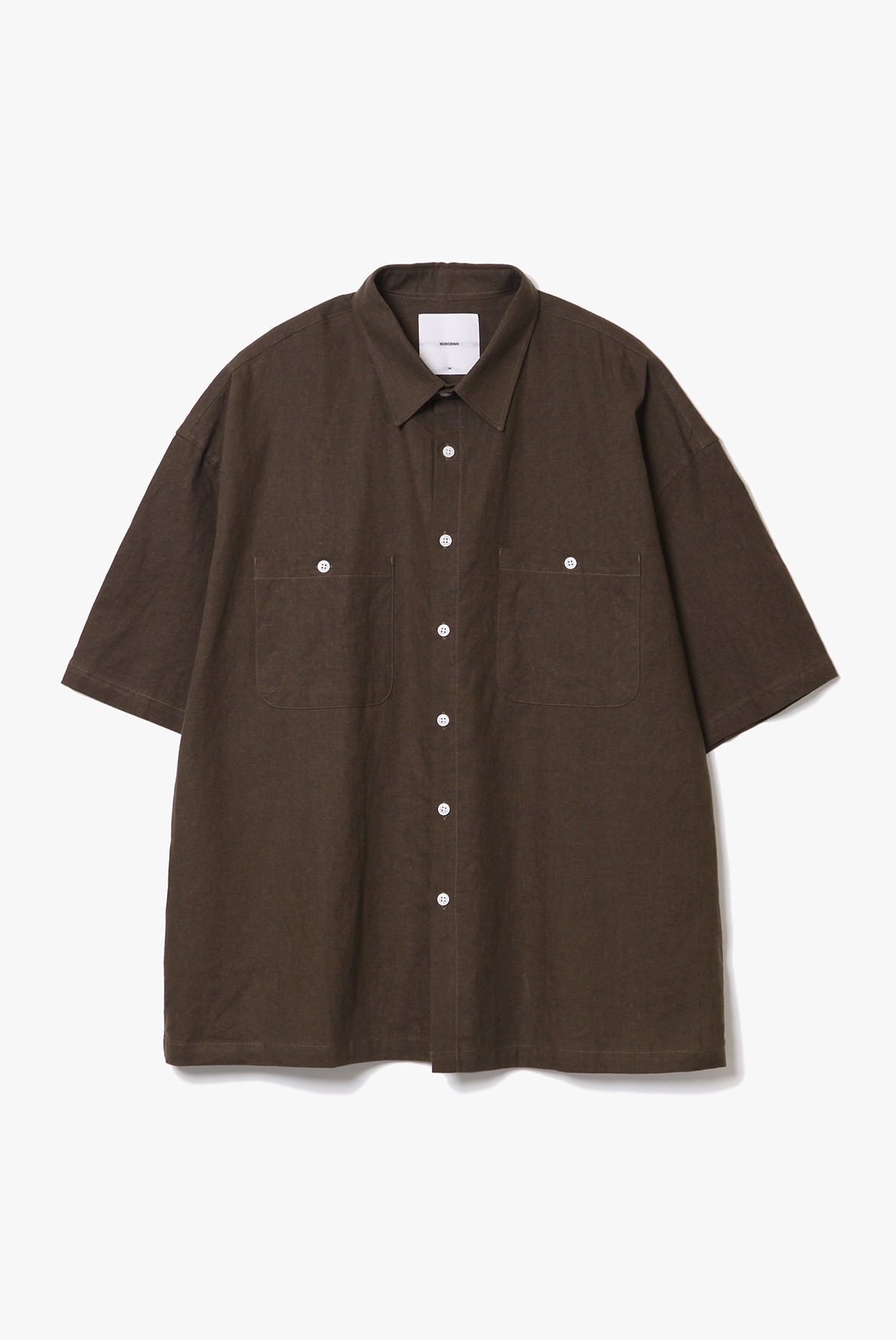 Solid Box Shirts [Brown]