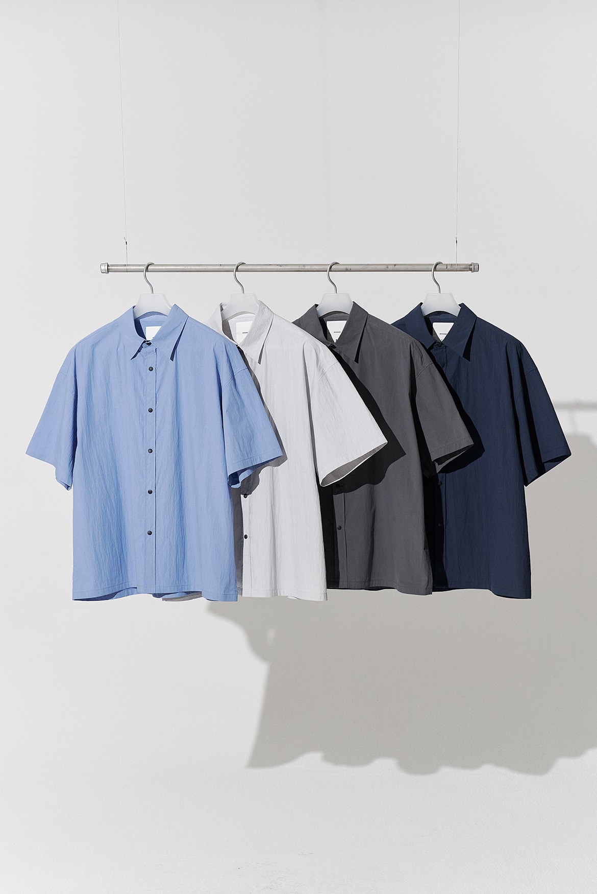 Nylon Solid Shirts [4 Colors]