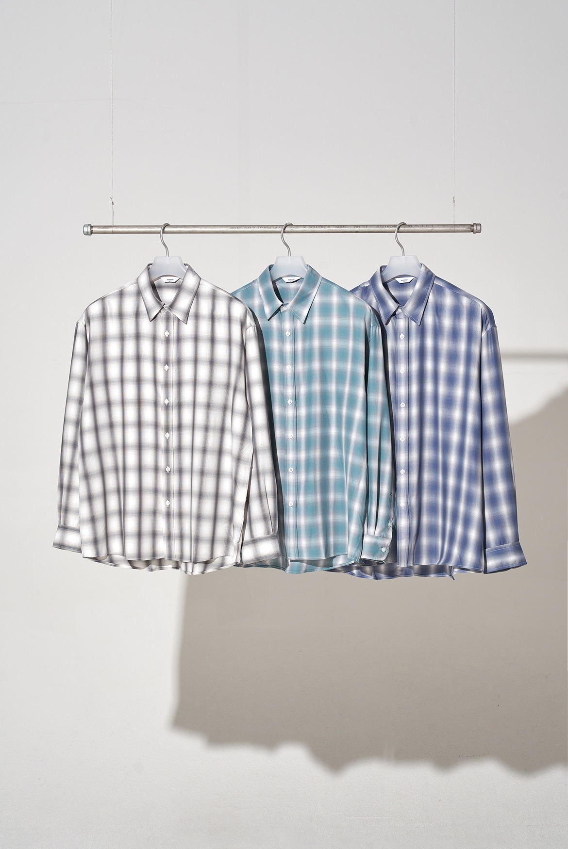 Tender Ombre Check Shirts [3 Colors]