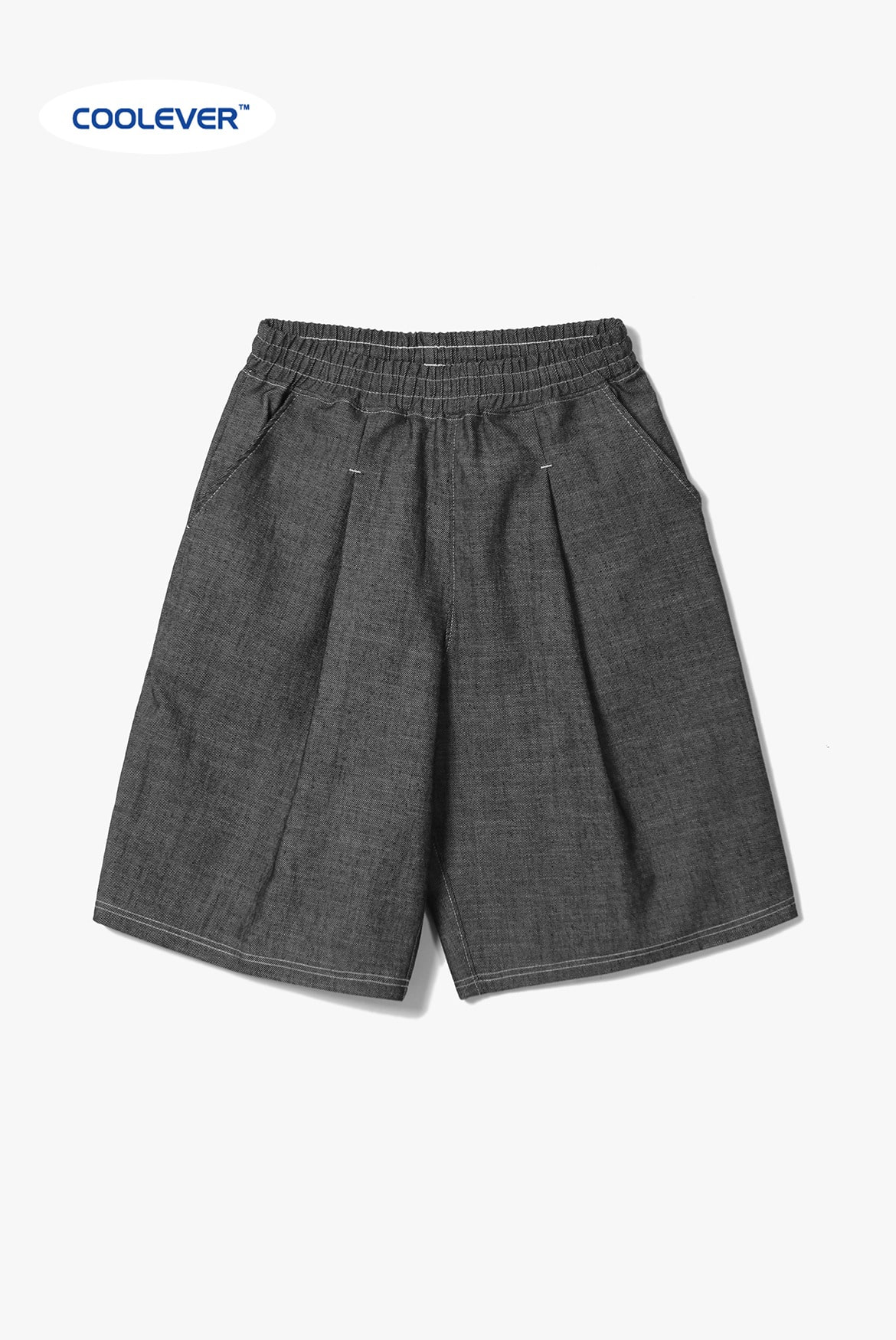 Clean Coolever Tuck Banding Shorts [Black]