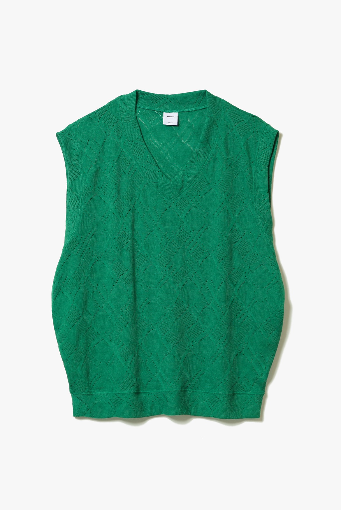 Punching Pattern Vest [Green]